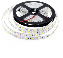 Banda LED 5050 elSales ELS-5050AR 12 V lungime 5 metri pentru interior alb rece 