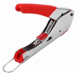 Cleste compresie pentru conectori F elSales ELS-5030 maner cauciucat rosu 