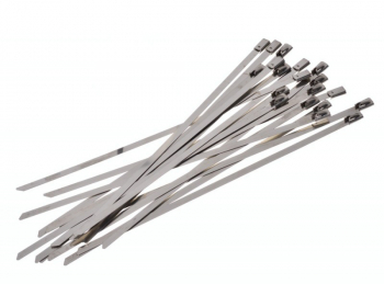 Colier universal de inox 4.6 x 150 mm elSales ELS-CI46 set 20 bucati argintiu 