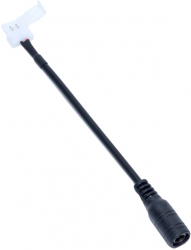 Conector alimentare banda LED elSales ELS-B2P negru 