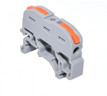 Conector de sina cu 1 pol elSales ELS-CDS1 gri 