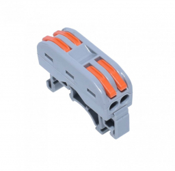 Conector de Sina elSales ELS-PCT-222 Cap Dublu 2 Poli Tensiune 600 V Curent 32 A Gri 