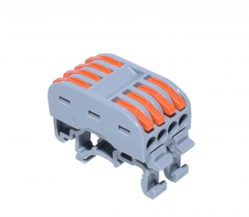 Conector de Sina elSales ELS-PCT-224 Cap Dublu 4 Poli Tensiune 600 V Curent 32 A Gri 