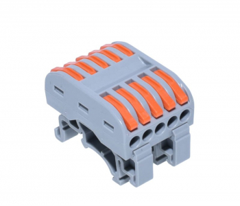 Conector de Sina elSales ELS-PCT-225 Cap Dublu 5 Poli Tensiune 600 V Curent 32 A Gri 