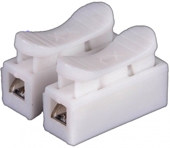 Conector rapid de legatura elSales ELS-CH202 pentru 2 fire alb