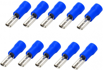 Set 10 bucati papuci electrici 2.8 mm mama elSales ELS-PEM28 albastru 