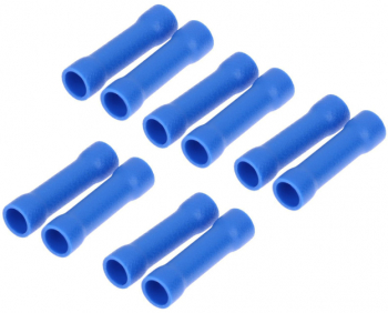 Set 10 bucati papuci electrici cu diametrul 2.5 mm pentru inadire cablu elSales ELS-PEI25 albastru 