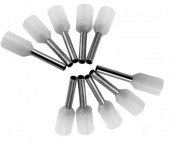 Set 10 bucati pin terminal pentru cablu E0508 elSales ELS-E0508 gri 