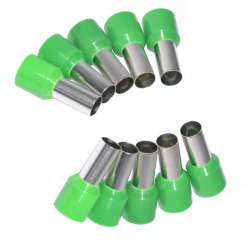 Set 10 bucati pin terminal pentru cablu E16-12 elSales ELS-E1612 verde 