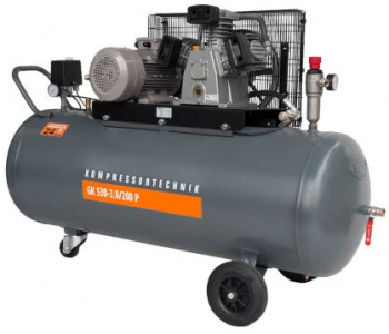 Compresor de aer profesional cu piston - 3kW 530 L/min 10 bari - Rezervor 200 Litri - WLT-PROG-530-3.0/200 
