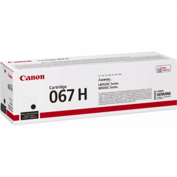 Toner Canon CRG067HBK black capacitate 3130 pagini pentru LBP-631 / LBP-631-cw / LBP-633 / LBP-633cdw / CRG-067Y / CRG067Y / MF-651 / MF- 