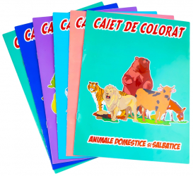 Caiet Pentru Colorat A4 8 File 