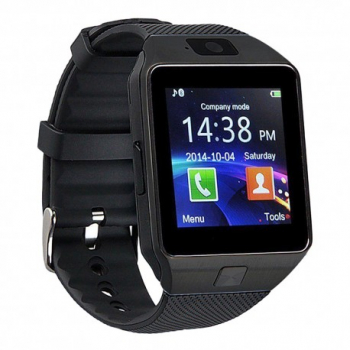 Smartwatch Bluetooth DZ09 MTK Compatibil SIM si MicroSD cu Camera Negru 