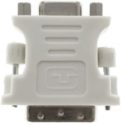 Adaptor alb DVI 24+5p de la tata la VGA mama