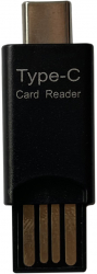 Adaptor Tip C la USB 2.0 Negru - Citire si transfer rapid al datelor 