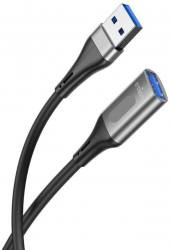 Cablu prelungitor USB 3.0 3 metri negru cu conector USB 3.0 mama la USB 3.0 tata 