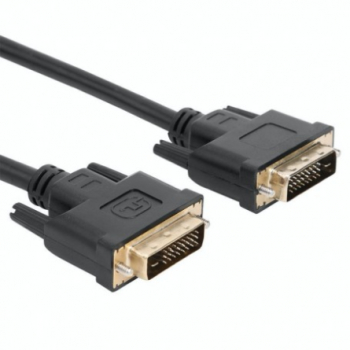 Cablu video DVI-D 24+1 pini la DVI-D 24+1 pini 3m tata-tata HDR Negru 