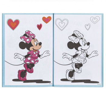 Carte de colorat format A5 cu Minnie 40 de pagini Multicolor 