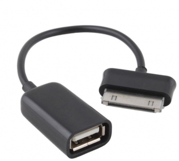 Conector OTG USB 2.0 pentru transfer rapid de date pe dispozitive Samsung 10 cm Negru 