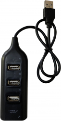 Hub de incarcare rapida cu 4 porturi USB pentru smartphone-uri tablete si alte aparate culoare neagra 