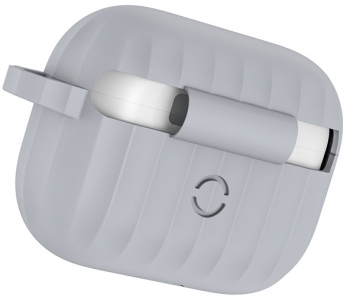 Husa de protectie flexibila cu carabina pentru Apple AirPods Pro in culoarea Grey 