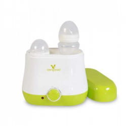 Incalzitor si sterilizator electric pentru biberoane 3in1 BabyDuo Green 
