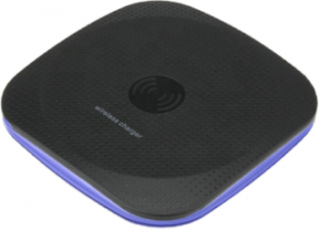 Incarcator wireless rapid cu conector MicroUSB intr-o eleganta nuanta de Negru Albastru 