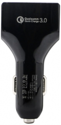 Inovativul incarcator auto cu 4 porturi USB compatibil cu Qualcomm 3.0 si incarcare rapida 
