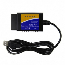Interfata diagnoza auto Techstar OBD2 USB cu Cip ELM V1.5 