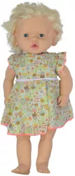 Papusa fetita 60 cm pentru fete 3+ ani Mini Junior 056228-3B Multicolor 