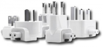 Set calatorie Apple adaptori priza pentru toate tarile culoare alba 