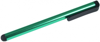 Stylus cu clips de prindere pentru dispozitive cu ecran tactil Verde 