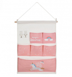Suport suspendat pentru organizare cu 6 compartimente design Unicorn 