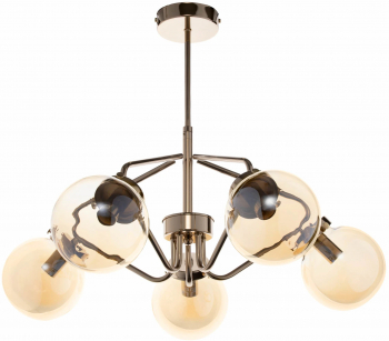 Corp de iluminat suspendat ADVITI Bulat 5p AD-LD-6220CE14S E14 maxim 5 x 40W auriu 