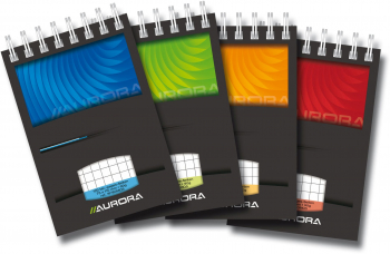 Blocnotes Cu Spirala A7 60 File - 90g/mp Aurora Mano - Matematica 