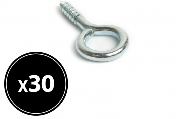 Bolt cu ochi - 14 x 30 mm - 30 buc / pachet 