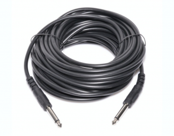 Cablu negru de 5 m cu mufa Jack 6.3 mm barbateasca la mufa Jack 6.3 mm barbateasca 