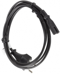 Cablu pentru alimentare Radiocasetofon TV sau alte dispozitive 1.8 M - Conector CEE 7/16 la IEC 320 C7 2 pini 10A negru 