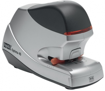 Capsator Electric Rapid Optima Cu Adaptor 45 Coli Cutie 5000 Capse Optima Hd70 Incluse Argintiu 