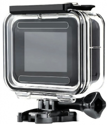 Carcasa cu protectie la apa pentru GoPro Hero 8 cu ecran tactil si capacitate de scufundare de 40 de metri Transparent 