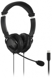 Casti Kensington Reglabile Microfon Cu Anulare Sunet Inclus Conexiune Cablu Usb-c 1.8 M Nergu 