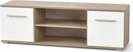 COMODA TV RTV 6 DESIGN MODERN MINIMALIST CULOARE ALB STEJAR 