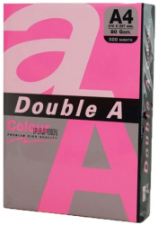 Hartie Color Pentru Copiator A4 75g/mp 25coli/top Double A - Roz Neon 