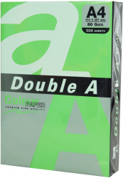 Hartie Color Pentru Copiator A4 75g/mp 25coli/top Double A - Verde Neon 