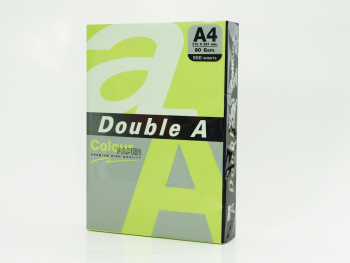 Hartie Color Pentru Copiator A4 75g/mp 500coli/top Double A - Verde Neon 