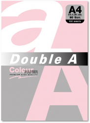Hartie Color Pentru Copiator A4 80g/mp 100coli/top Double A - Pastel Pink 