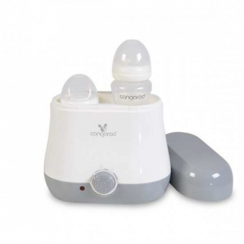 Incalzitor si sterilizator electric pentru biberoane 3in1 BabyDuo Grey 
