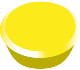 Magneti 13mm 10/cutie Alco - Galben 