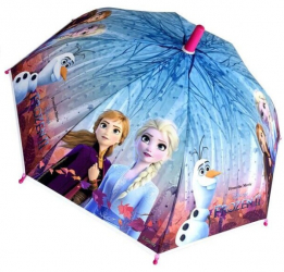 Protejeaza-ti copilul de ploaie cu umbrela cu design Frozen II Multicolor 