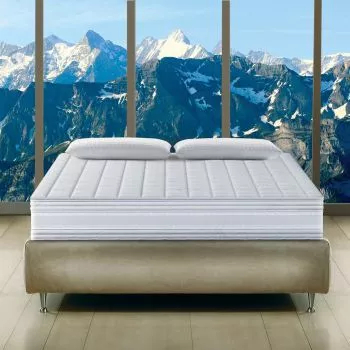 Saltea Magniflex SIlverCare 180x200x22 cm Memory Foam HD Material textil cu fibre de argint Banda 3D Husa cu fermoar 